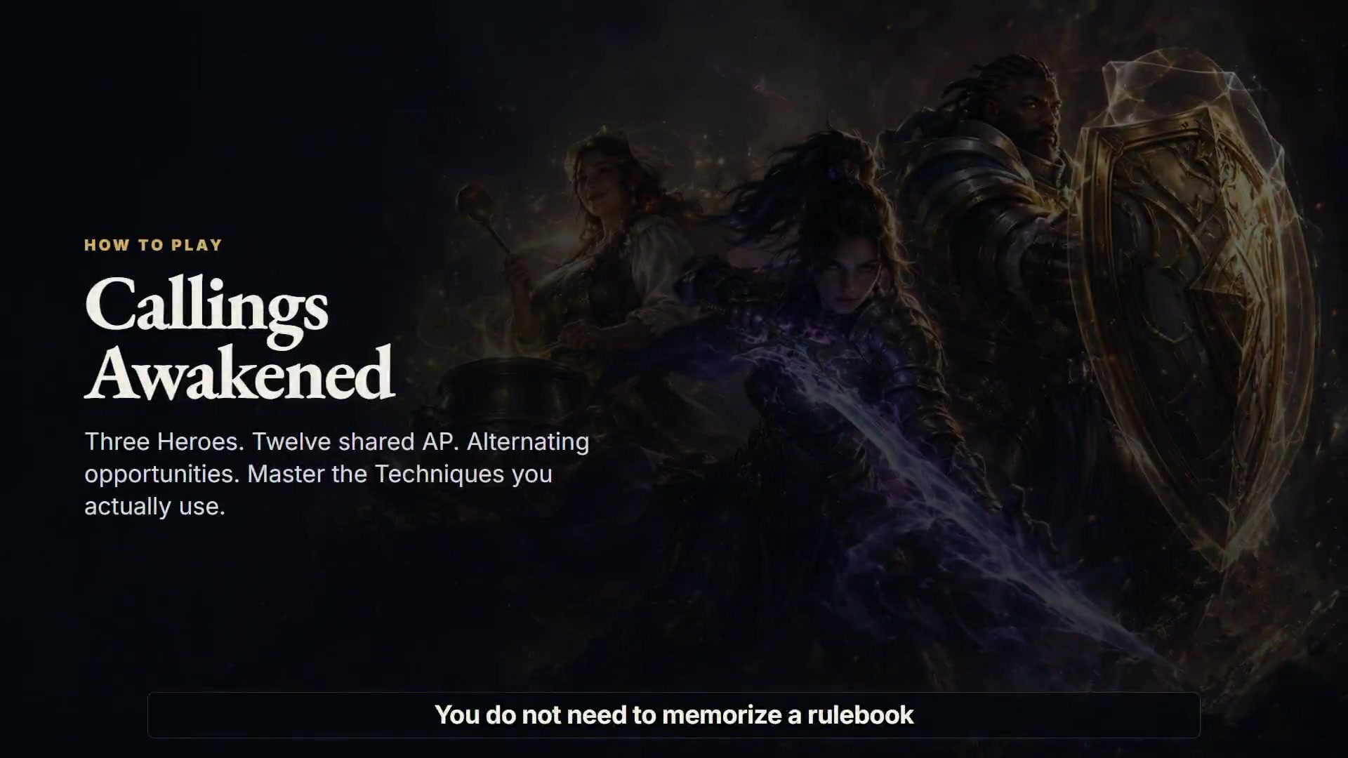 Callings Awakened How to Play video preview